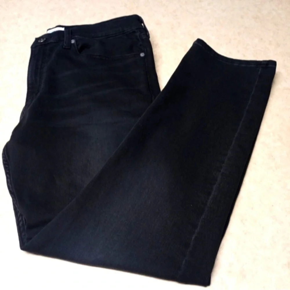 Levi Strauss Men’s Signature S47 Regular Taper Jeans Size 32”x30” Black GUC